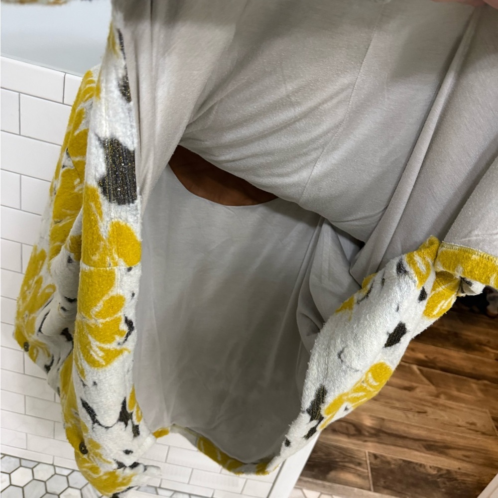 RARE Anthropologie Saturday Sunday Cozy Hooded Jacket - VINTAGE LOOK - Picture 9 of 12